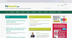 Desktop Screenshot of prodespachos.com