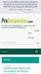 Mobile Screenshot of prodespachos.com
